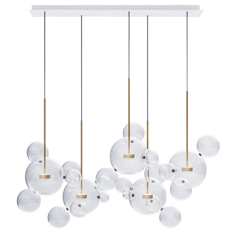Люстра Giopato & Coombes Bolle Zigzag Chandelier 24 BUBBLE 