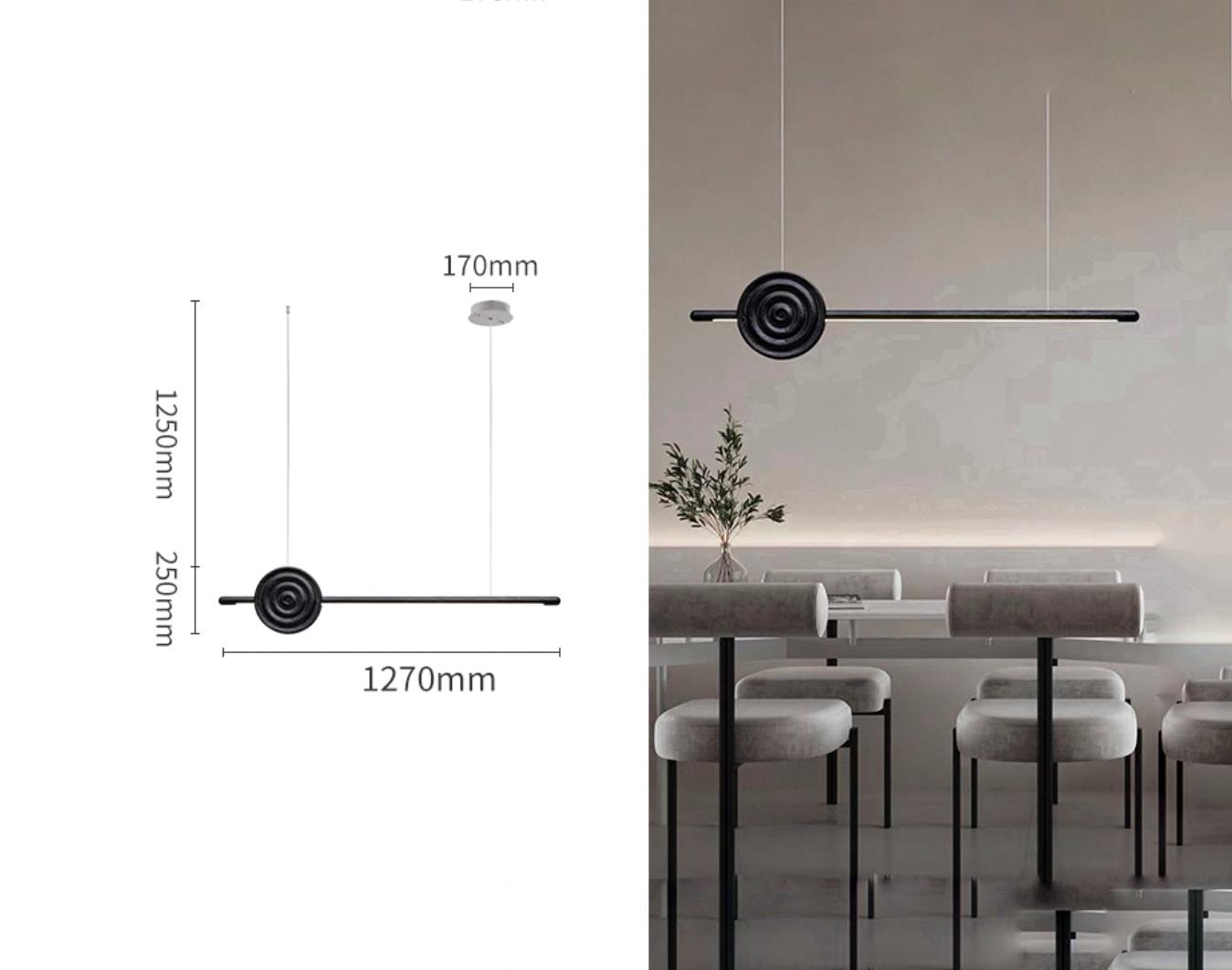 Реечная люстра TENDRIL LONG