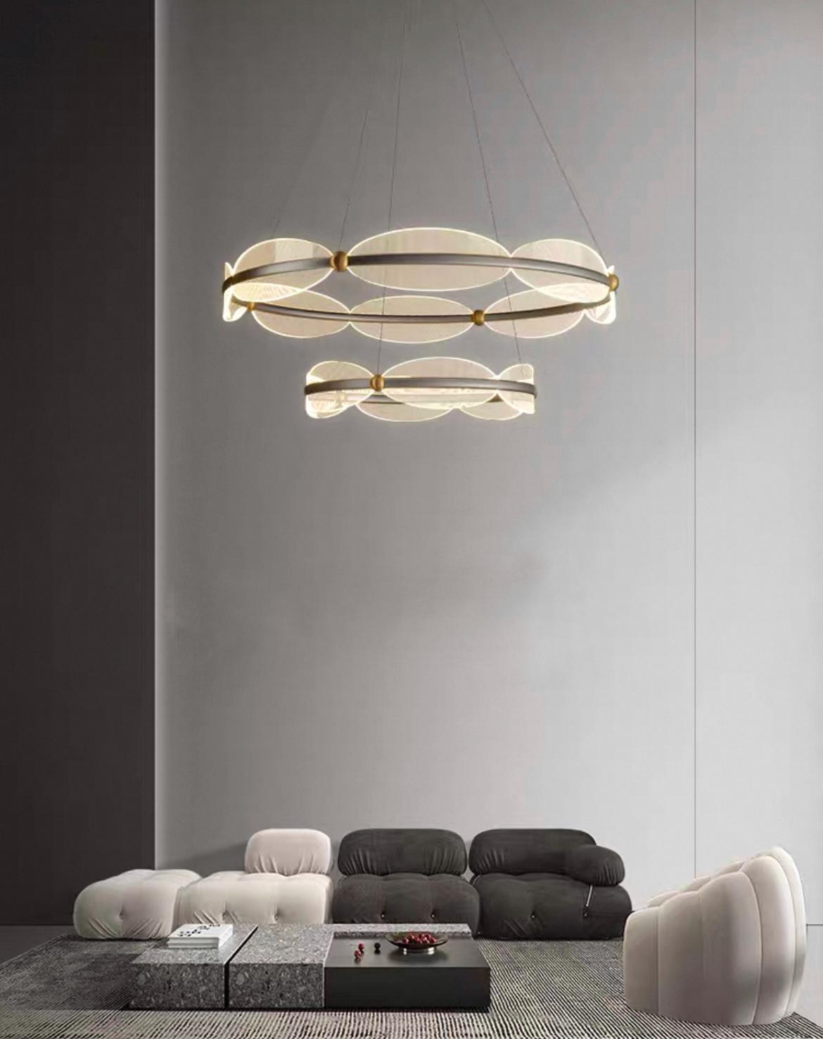 Кольцевые люстры и светильники ELIS