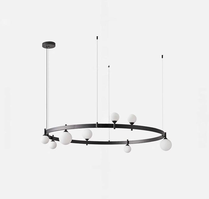 Кольцевые люстры и светильники DINO