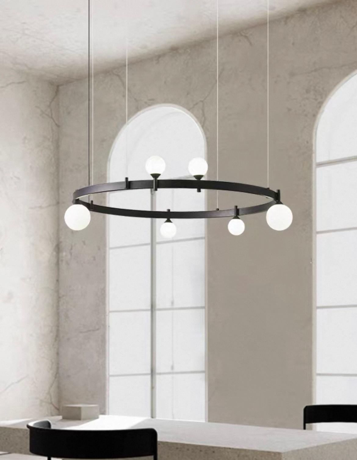 Кольцевые люстры и светильники DINO