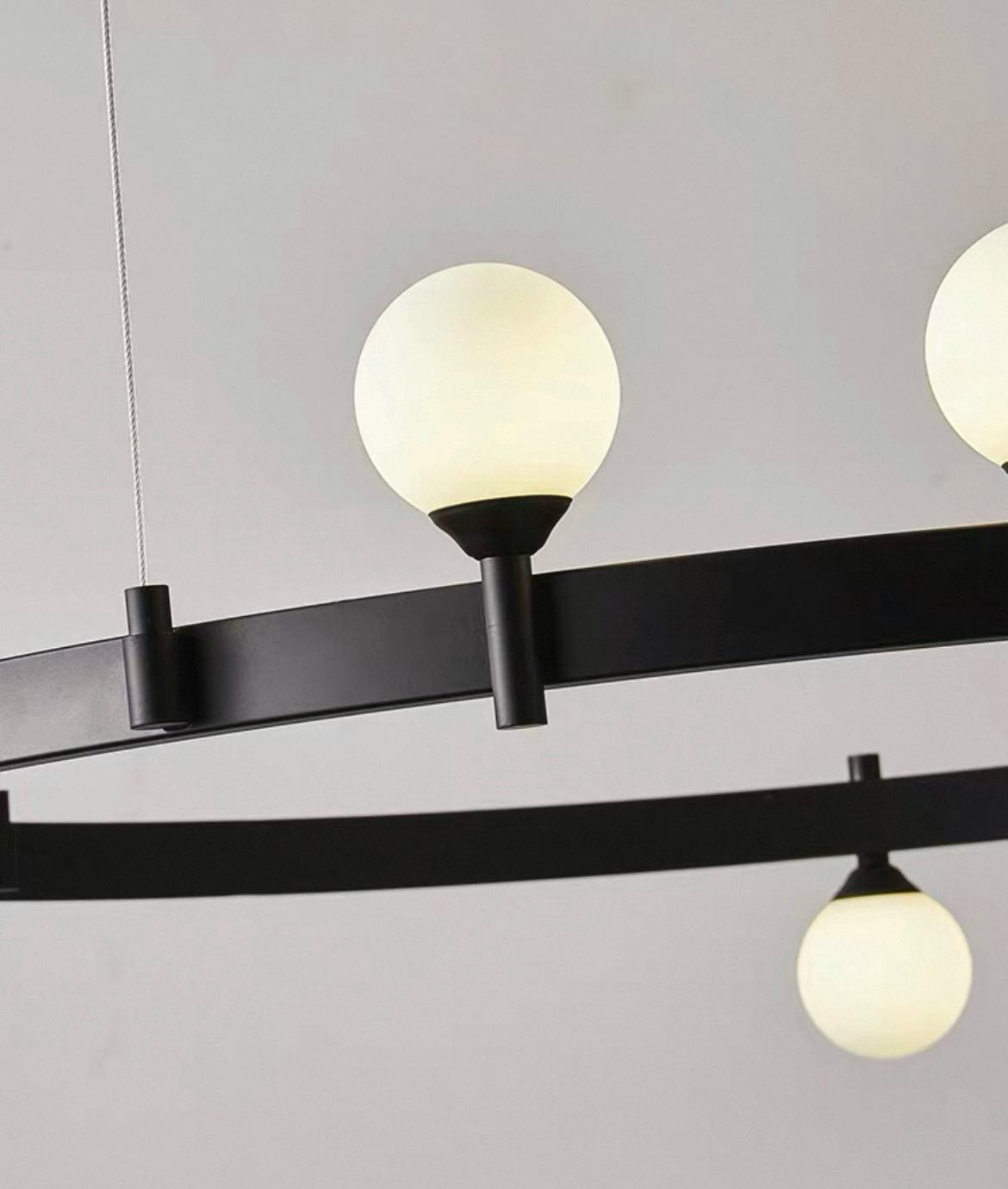 Кольцевые люстры и светильники DINO