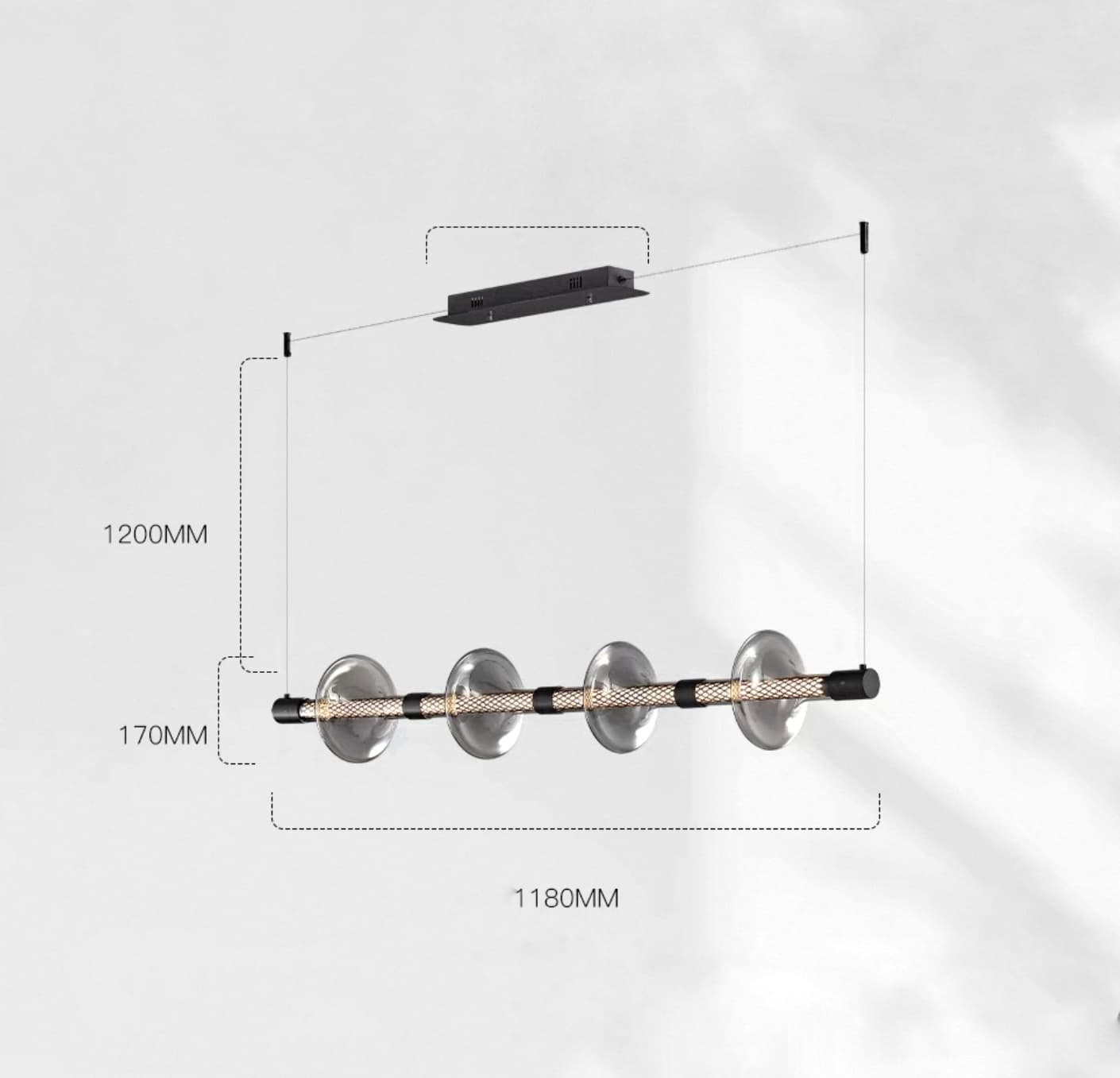 Черный, Размер М (Трехцветный свет)