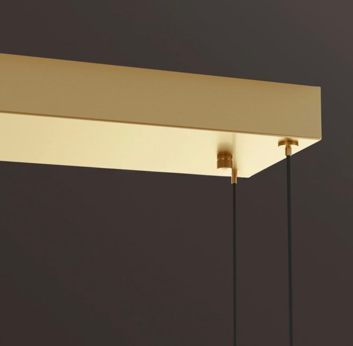 Реечный, рядный светильник OVERTON BLACK/GOLD