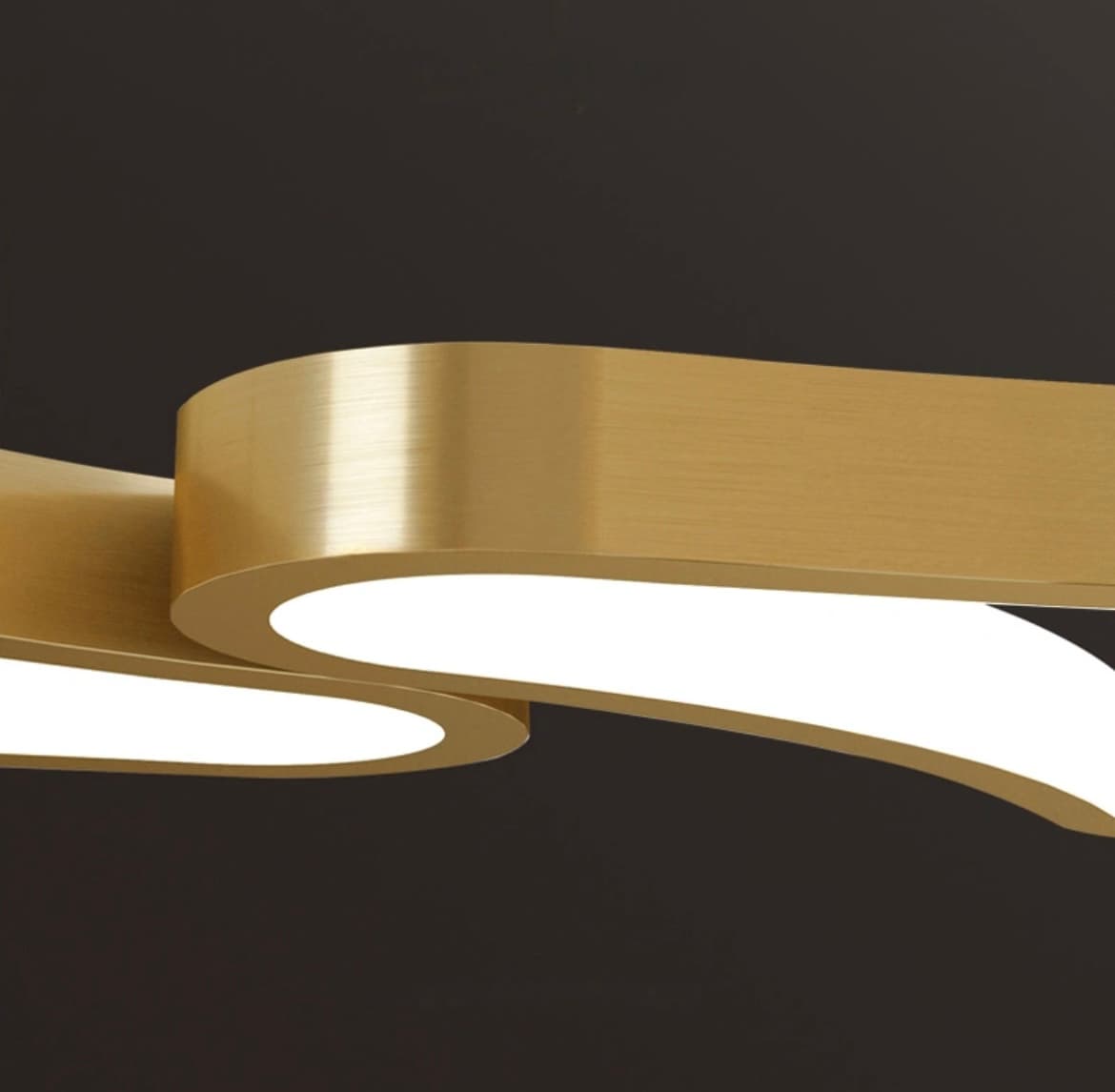 Реечный, рядный светильник OVERTON BLACK/GOLD