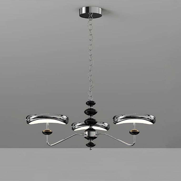 Хром, 3 лампы (72,5 × 72,5 × 120 см)