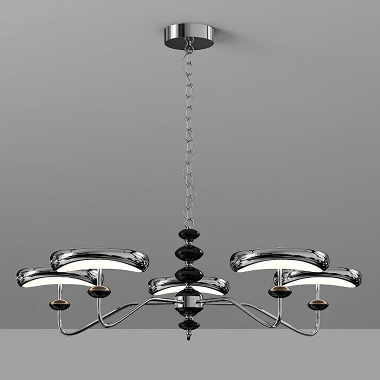 Хром, 5 ламп (95 × 95 × 120 см)