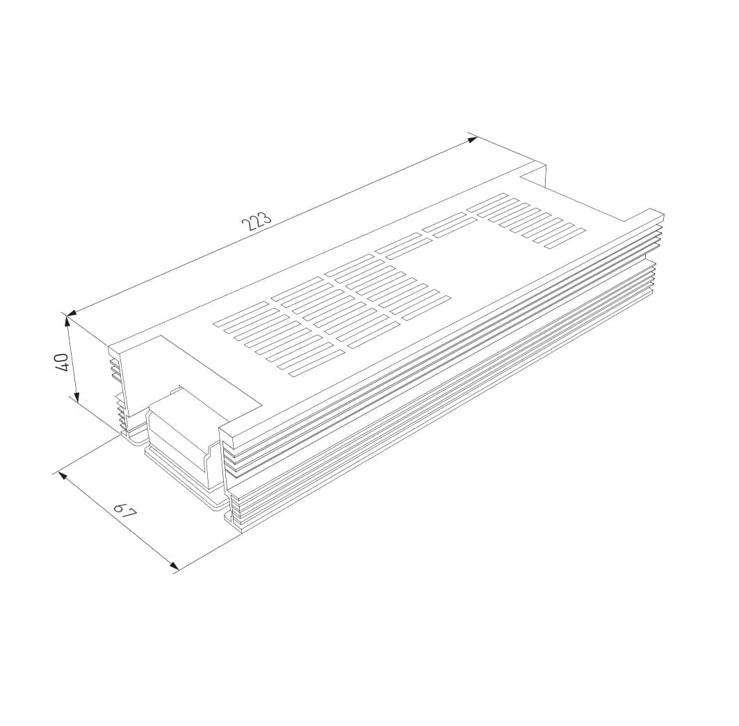 Блок питания для светодиодной ленты 24 В 250W