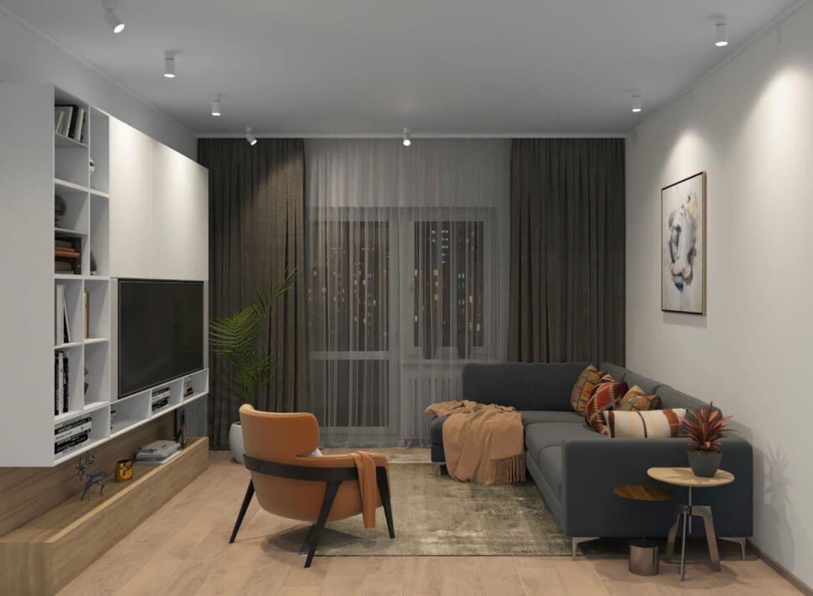 Точечный накладной светильник Denk WH