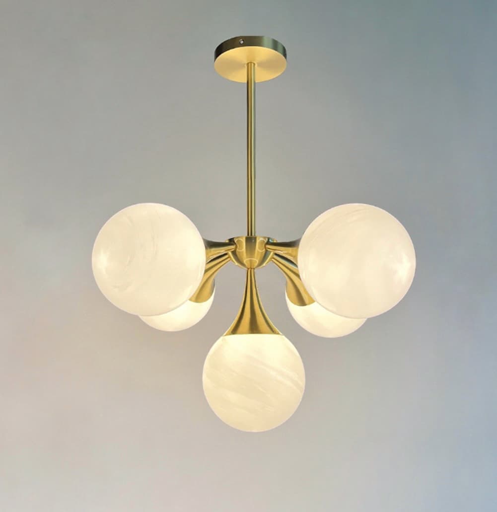 Люстра TEOBALD GOLD/BLACK