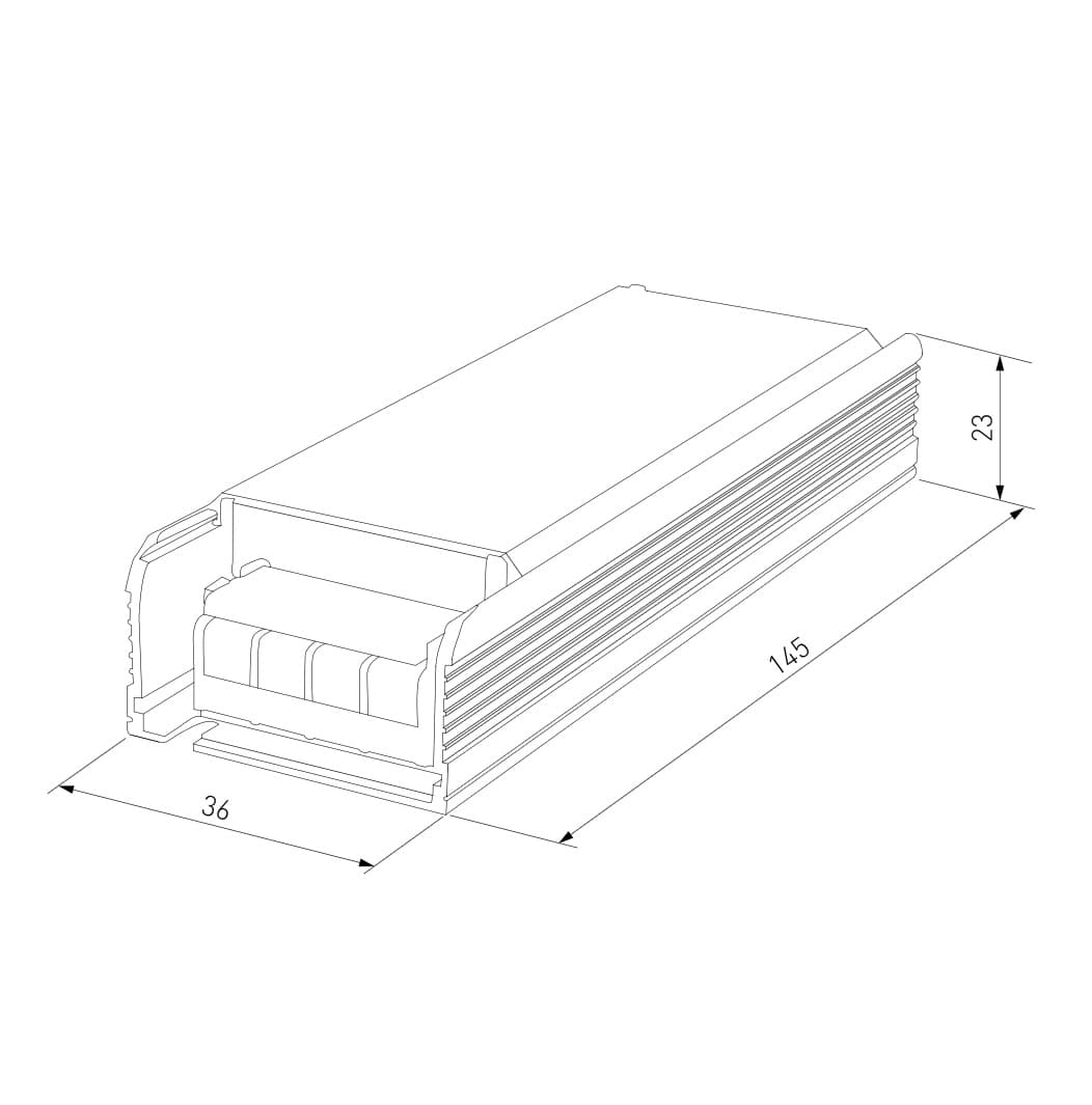 Блок питания 60W 24V IP00