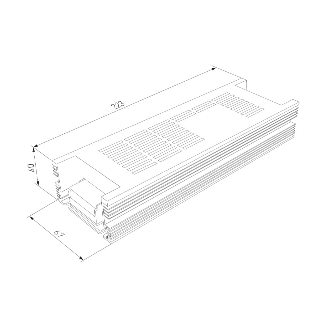 Блок питания для светодиодной ленты 24 В 250W