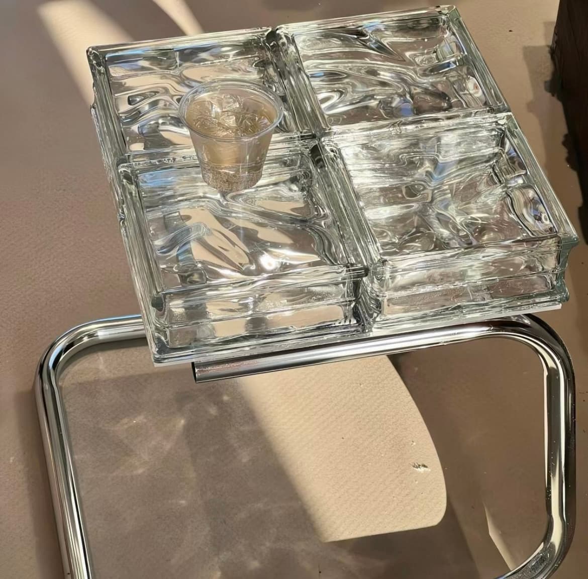 Журнальный стол BLOCK CHROM