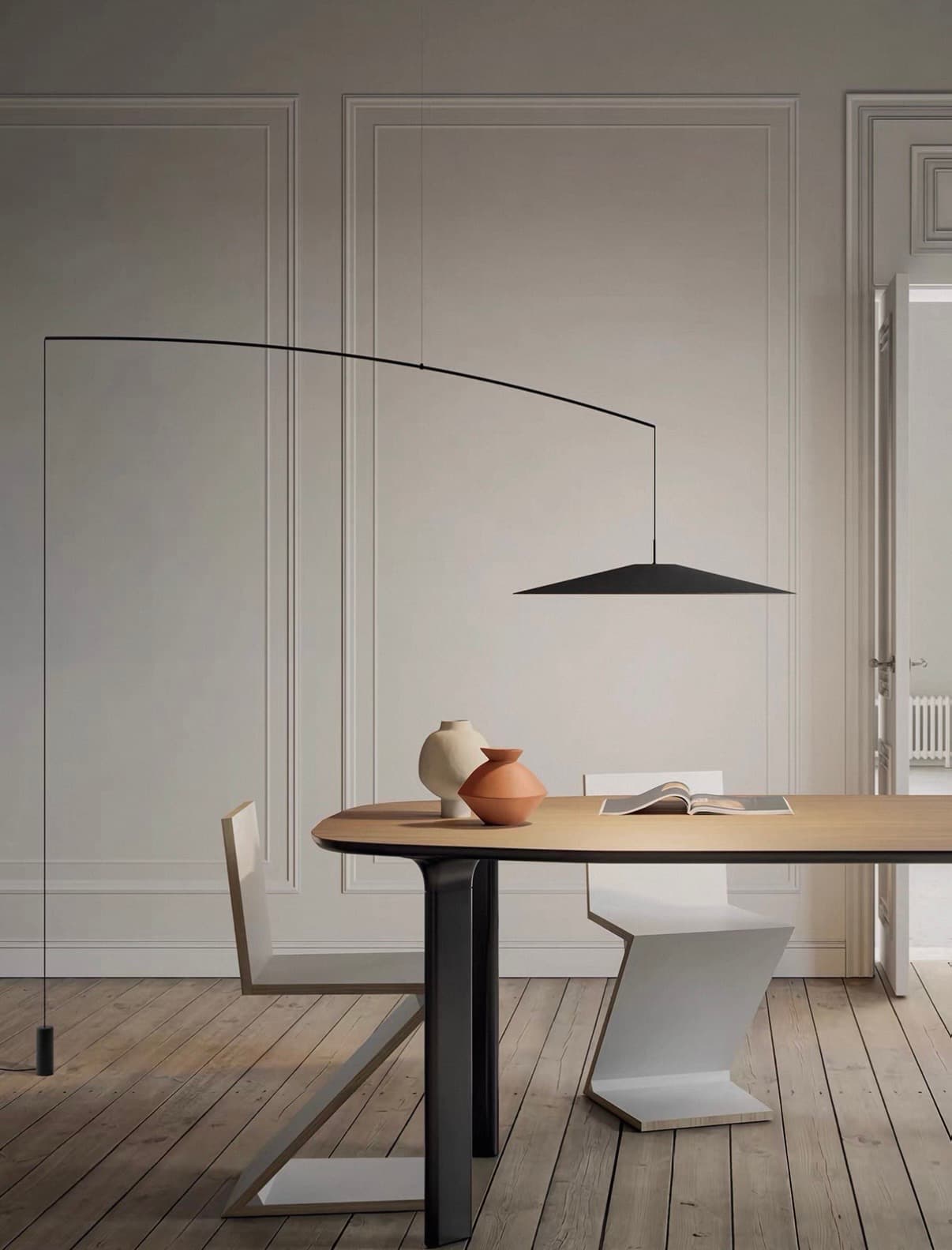 Торшер Double bowl