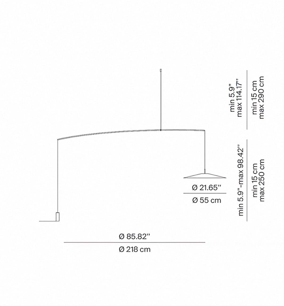 Торшер Double bowl