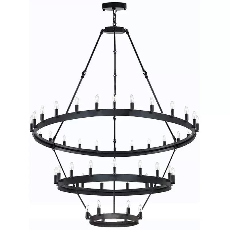 Кольцевая люстра Molring Black 