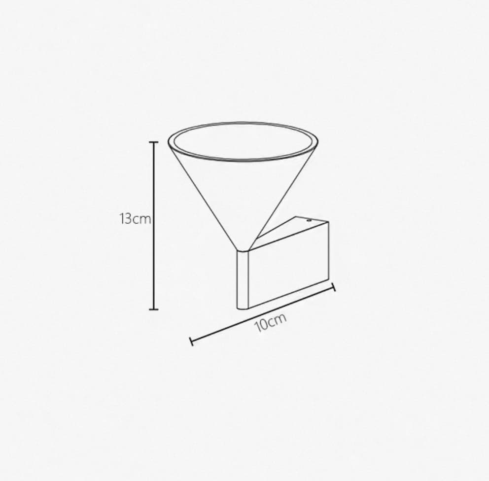 Бра Apollo Aluminium/Black от Lampastore