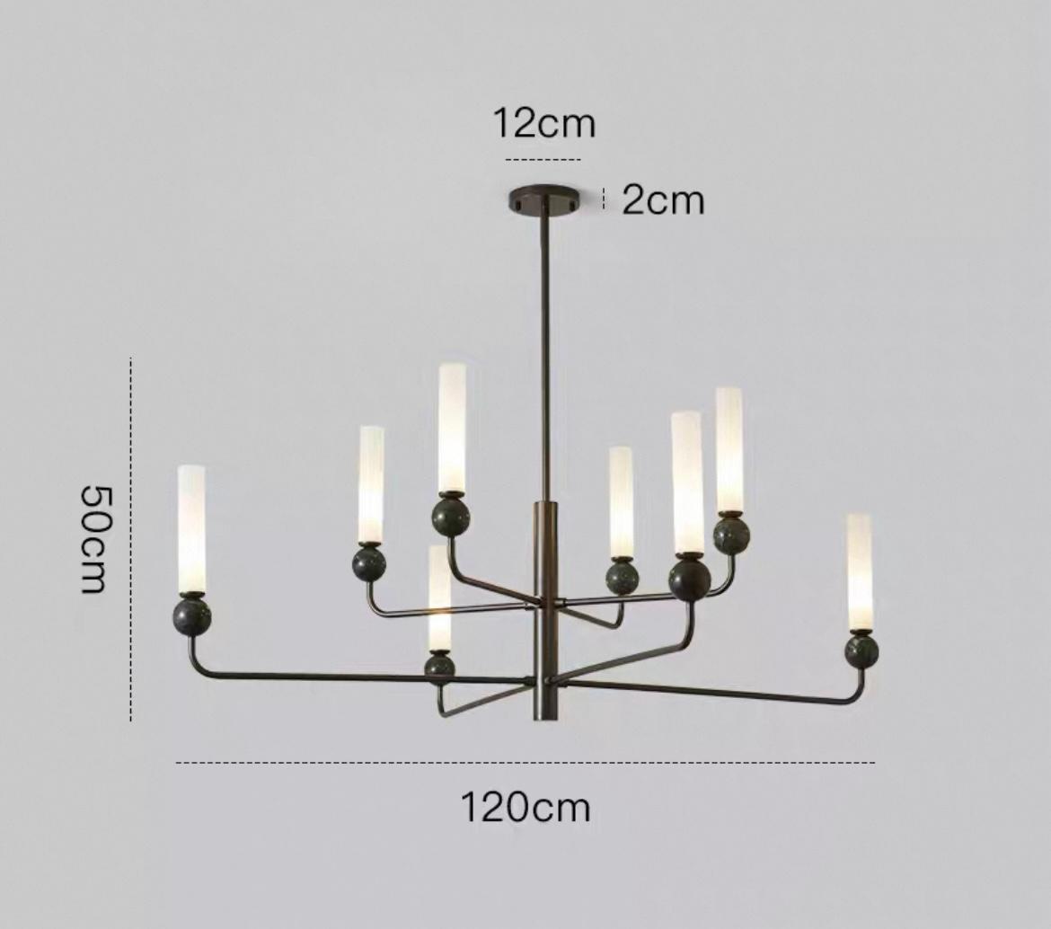 Люстра STENLY GOLD/BLACK