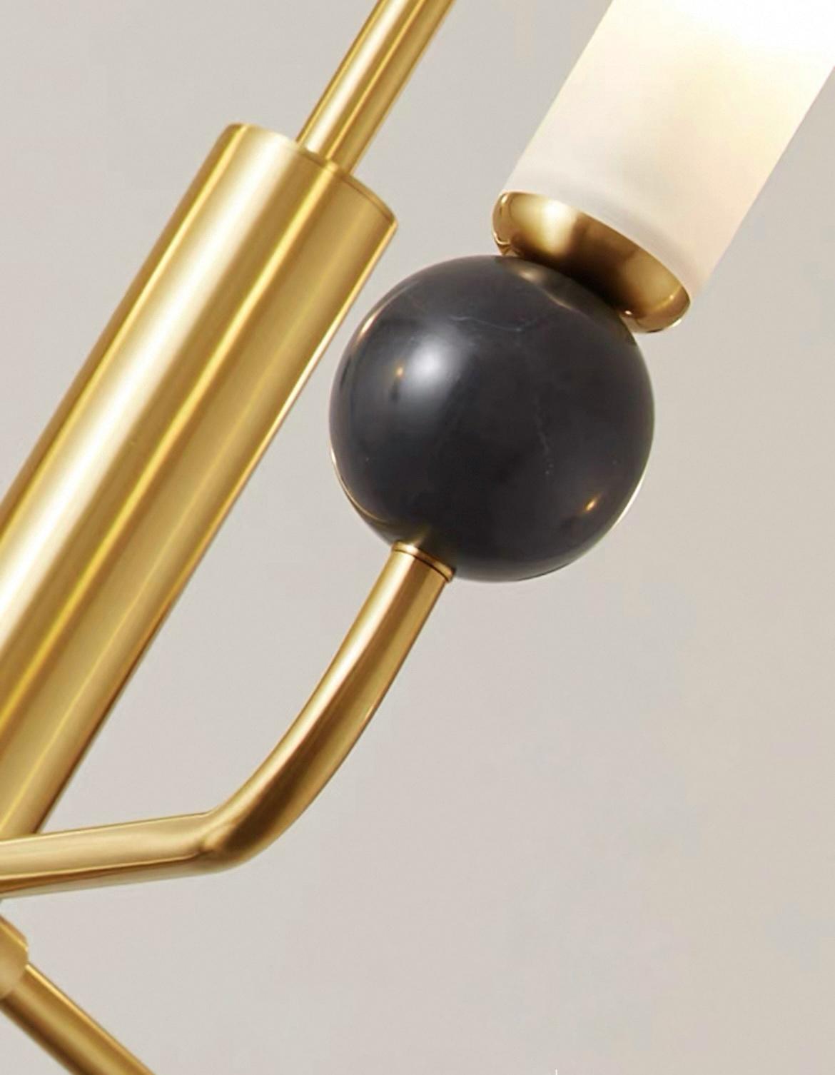 Люстра STENLY GOLD/BLACK