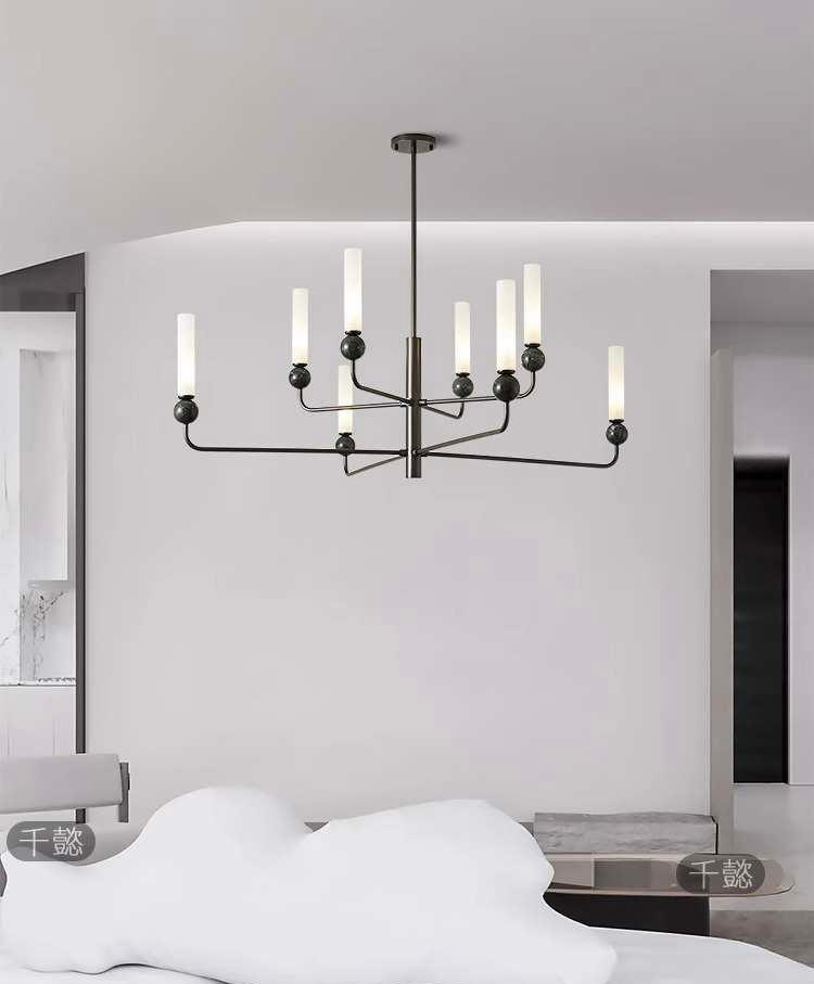 Люстра STENLY GOLD/BLACK