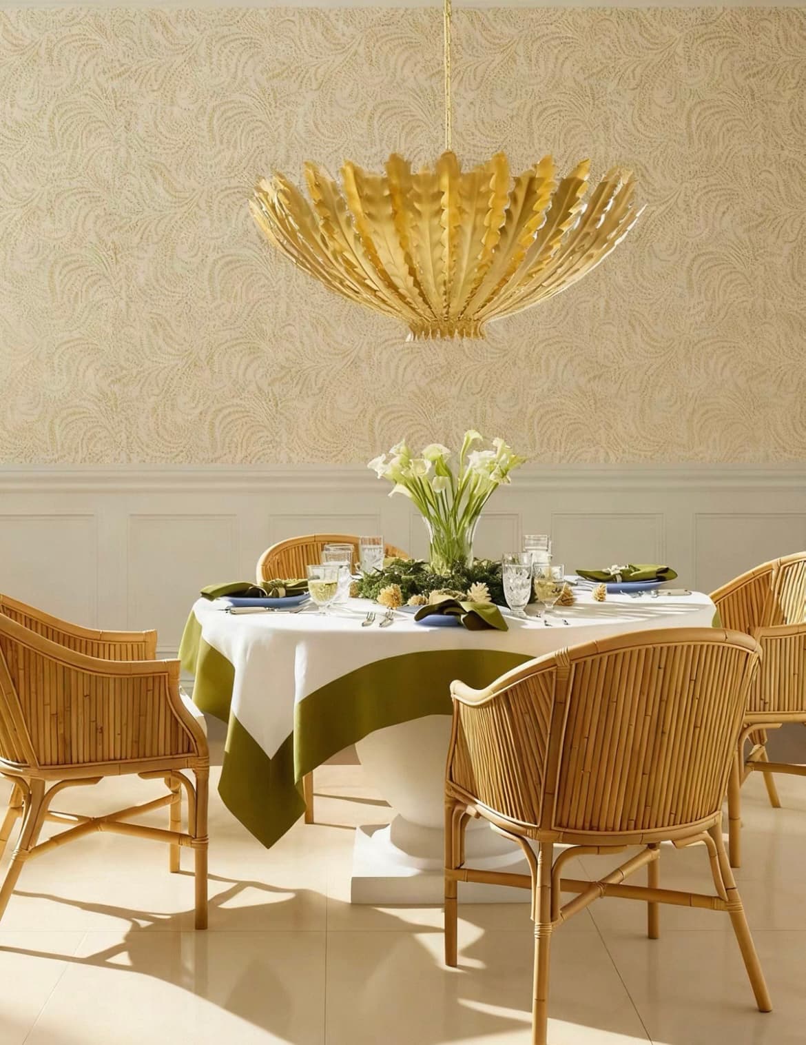 Люстра ZEVS Античное золото