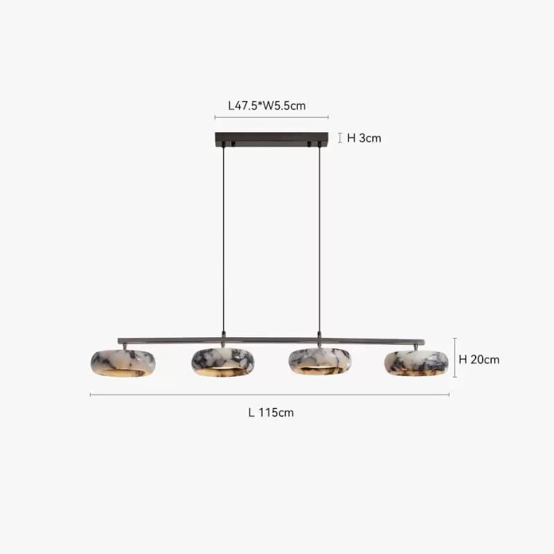 Реечный, рядный светильник EILERT NEPHRITE LONG